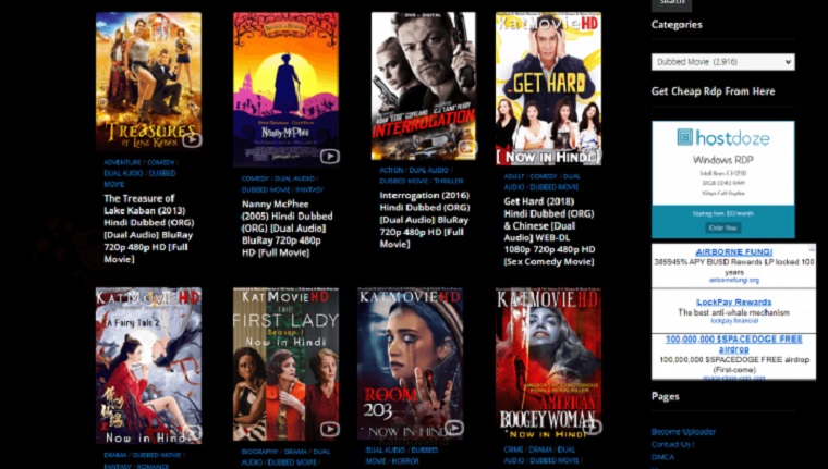 Latest Movies Released on KatmovieHD