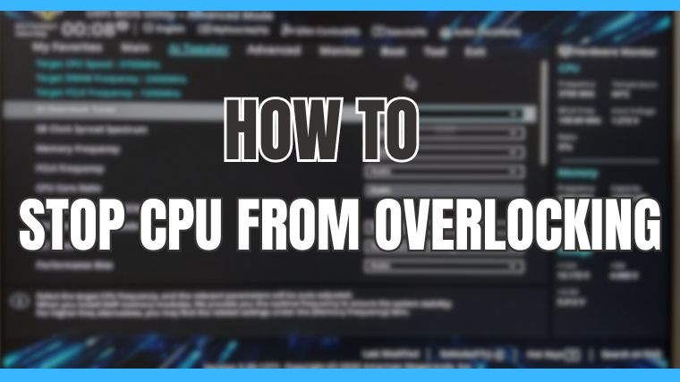 How to Disable CPU Overlocking on Widows 1110 7