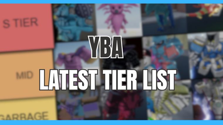 YBA Tier List 2023 November - ( YBA Skins Tier List 1.55 )