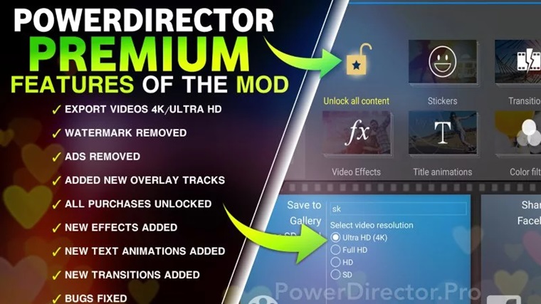 PowerDirector Mod APK Download Without Watermark