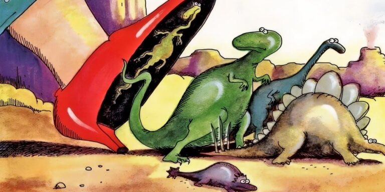 10 Funniest Far Side Comics Where Dinosaurs Take The Spotlight