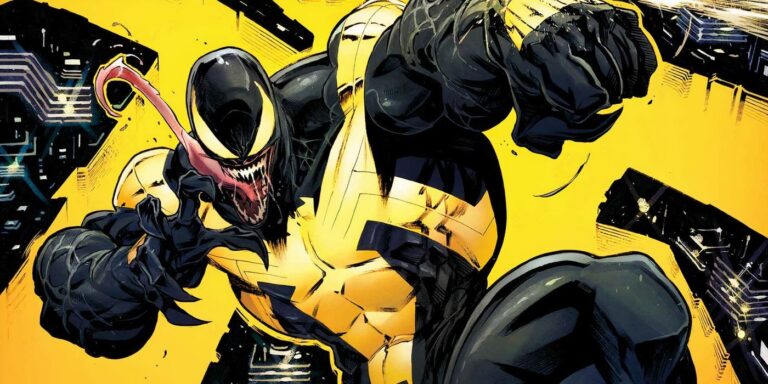 Marvel's New Venom Form Shows Off Its Gold Design in Official Cover Art