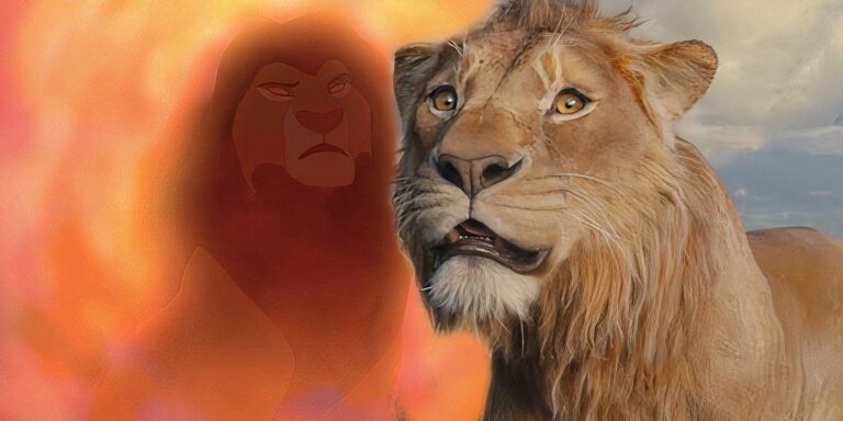 Mufasa Live-Action Poster Reimagined In Classic Lion King 2D Style Art