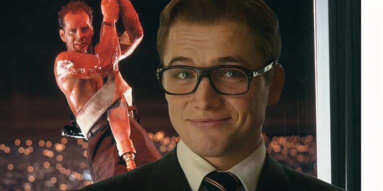 Taron Egerton Addresses Comparisons Between His Netflix Action Movie & Bruce Willis’ Die Hard