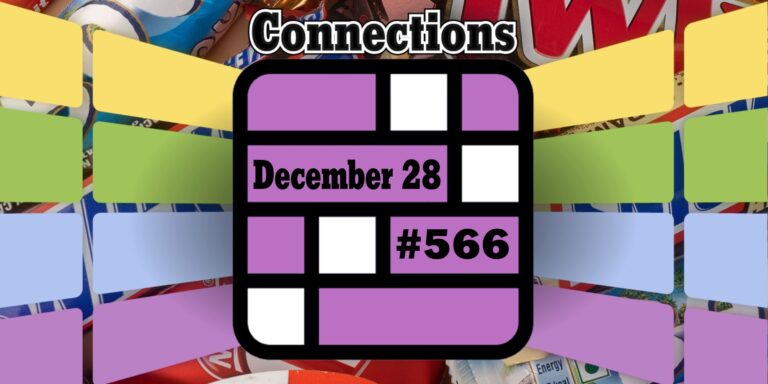 Today's Connections Hints & Answers For December 28, 2024 (Puzzle #566)