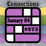 Today's Connections Hints & Answers For January 04, 2025 (Puzzle #573)